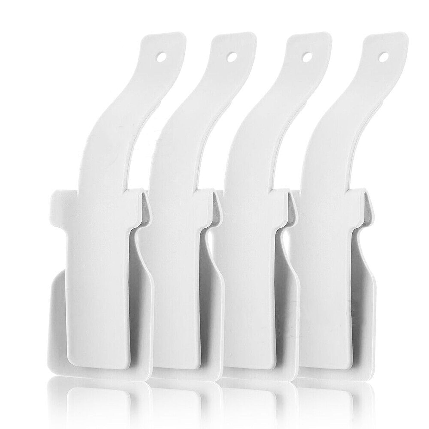 4pcs Easy Shoe Helper Lifting Curve Shoehorn On Off Design
