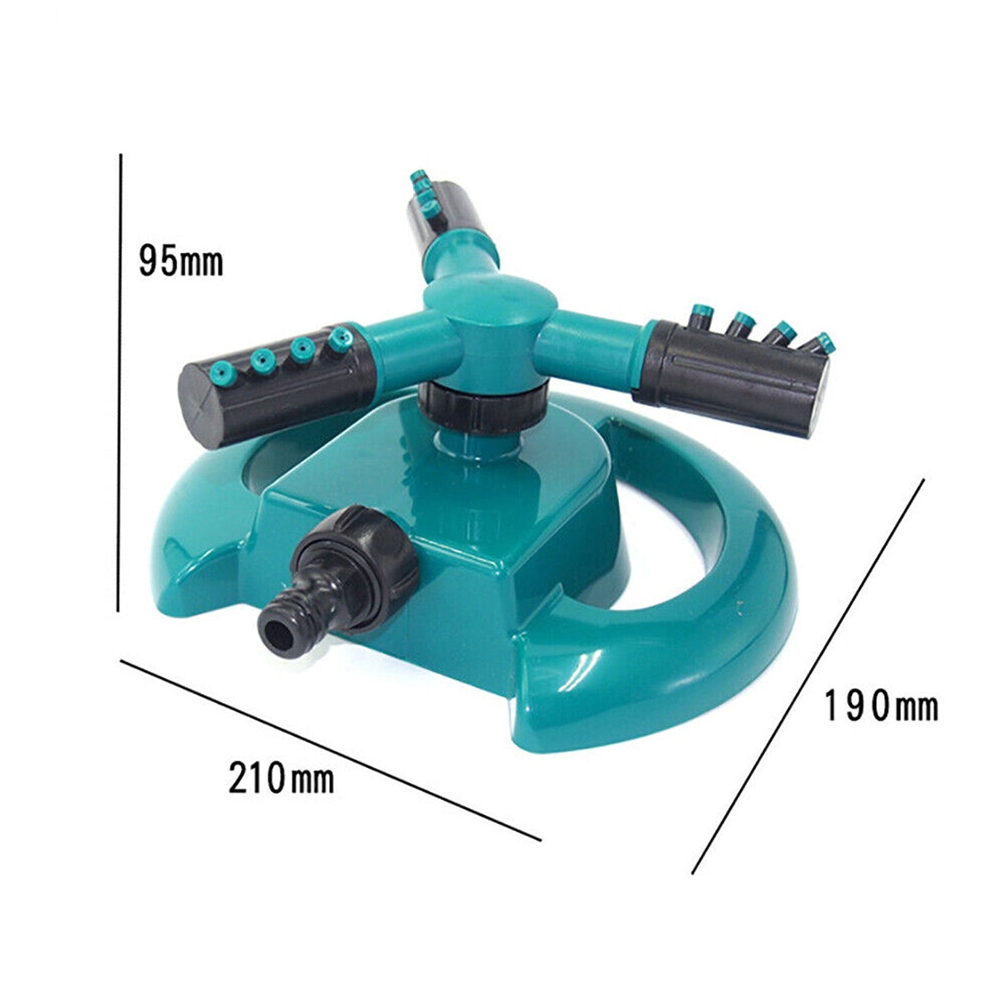 Rotating Garden Sprinkler 360 Degree Watering Lawn Water Sprayer