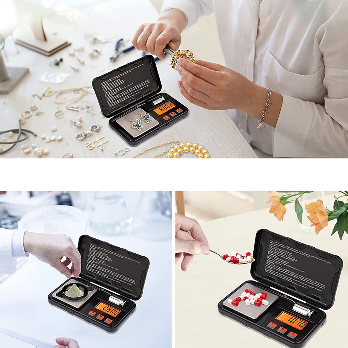 Pocket Digital Scales for Weighing Gold and Jewellery 50g Capacity