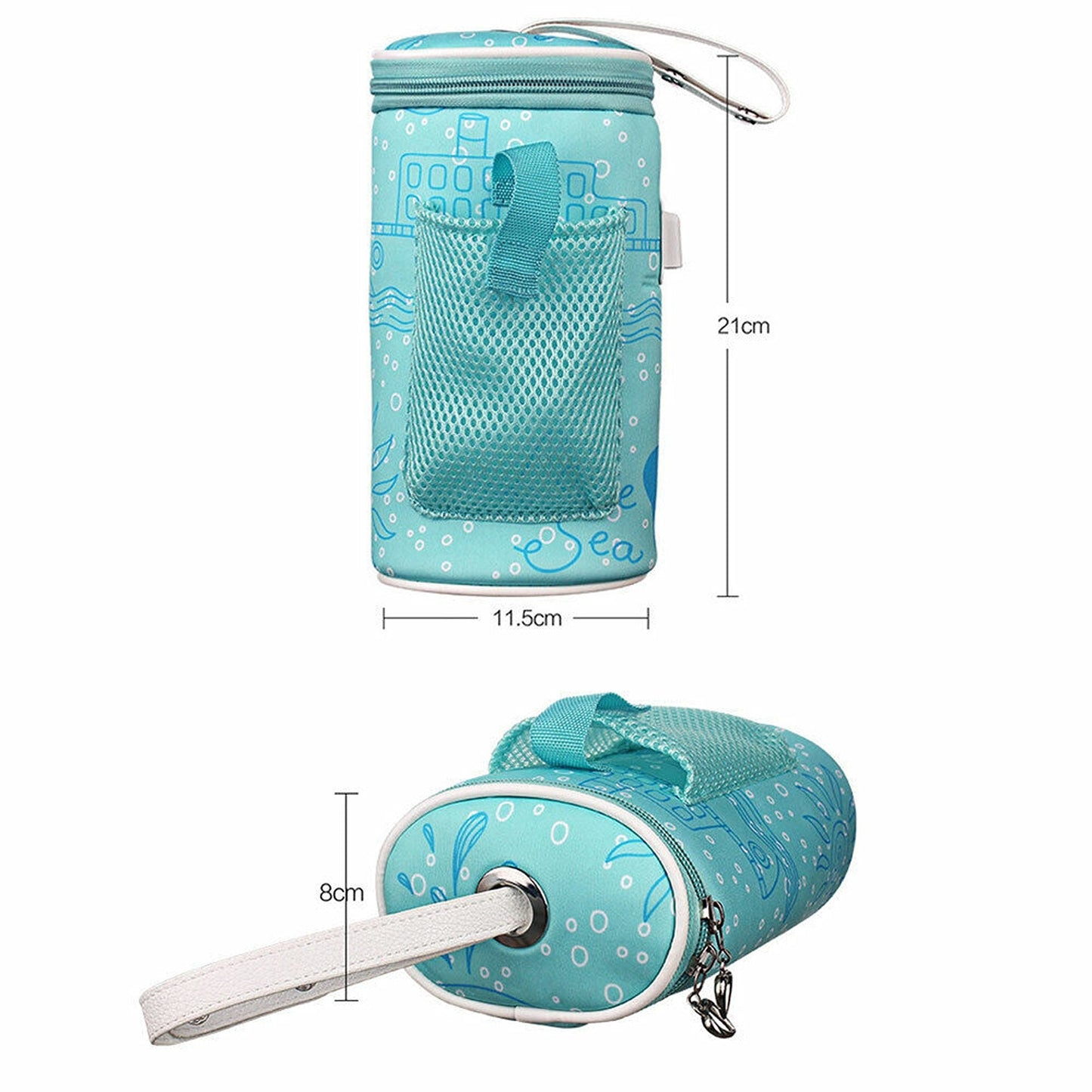 Portable USB Bottle Warmer for Travel Milk Heating