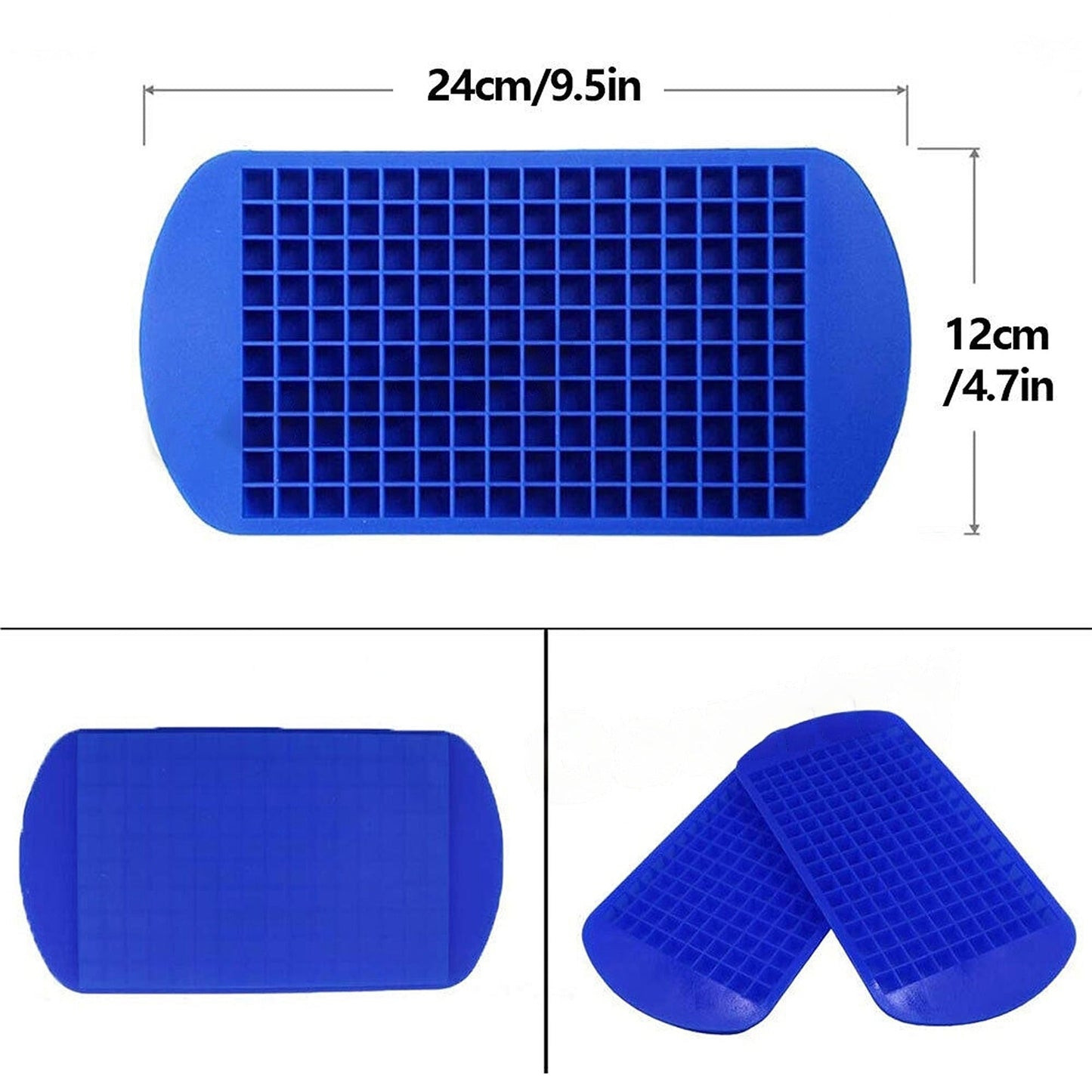2pcs Mini DIY Silicone Ice Cube Tray Small Maker Mold