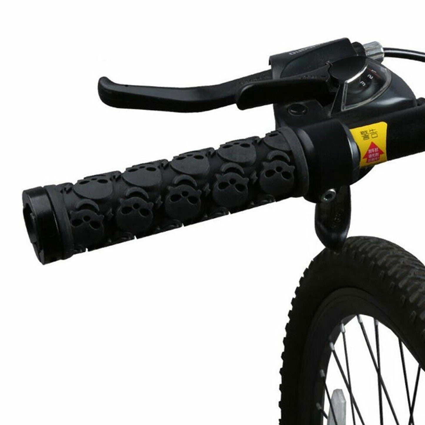 Lock On Rubber Handle Grips for Mountain and BMX Bikes