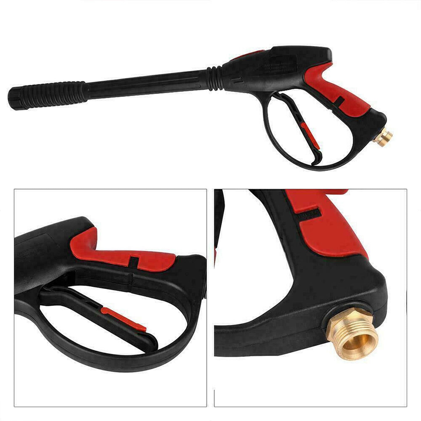 High Pressure 4000PSI Spray Gun Wand Lance Water Cleaner Nozzles Washer