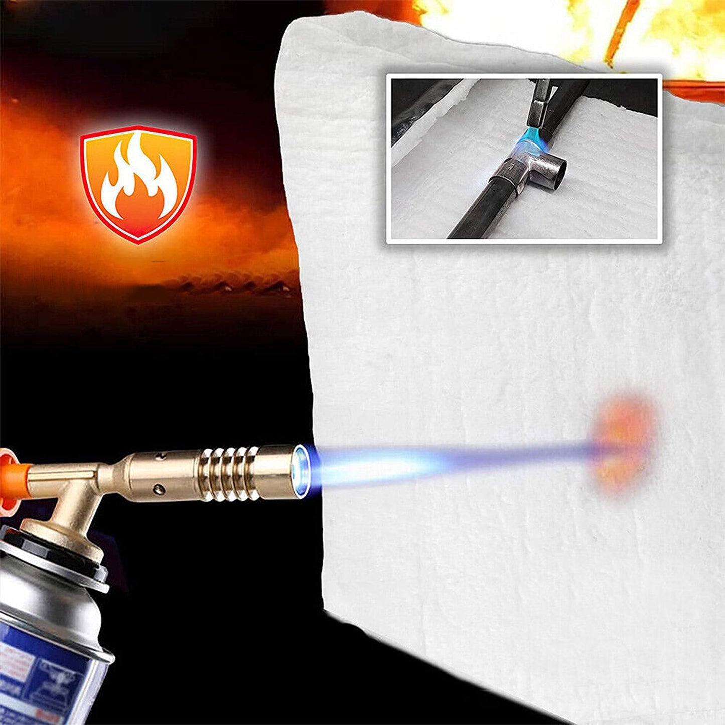 Thermal Insulation High-Temperature Fireproof Ceramic Fiber Mat