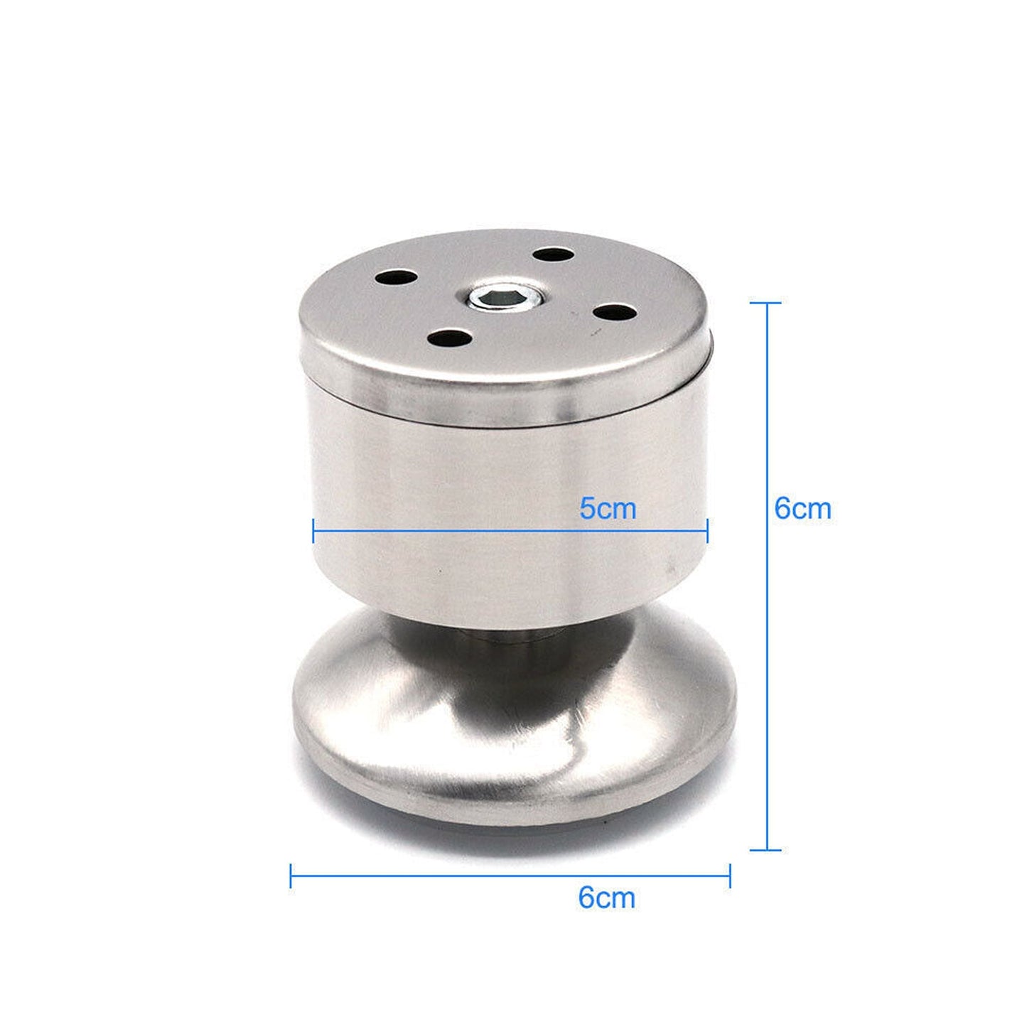 4pcs Round Stainless Steel Sofa and Table Leg Replacements