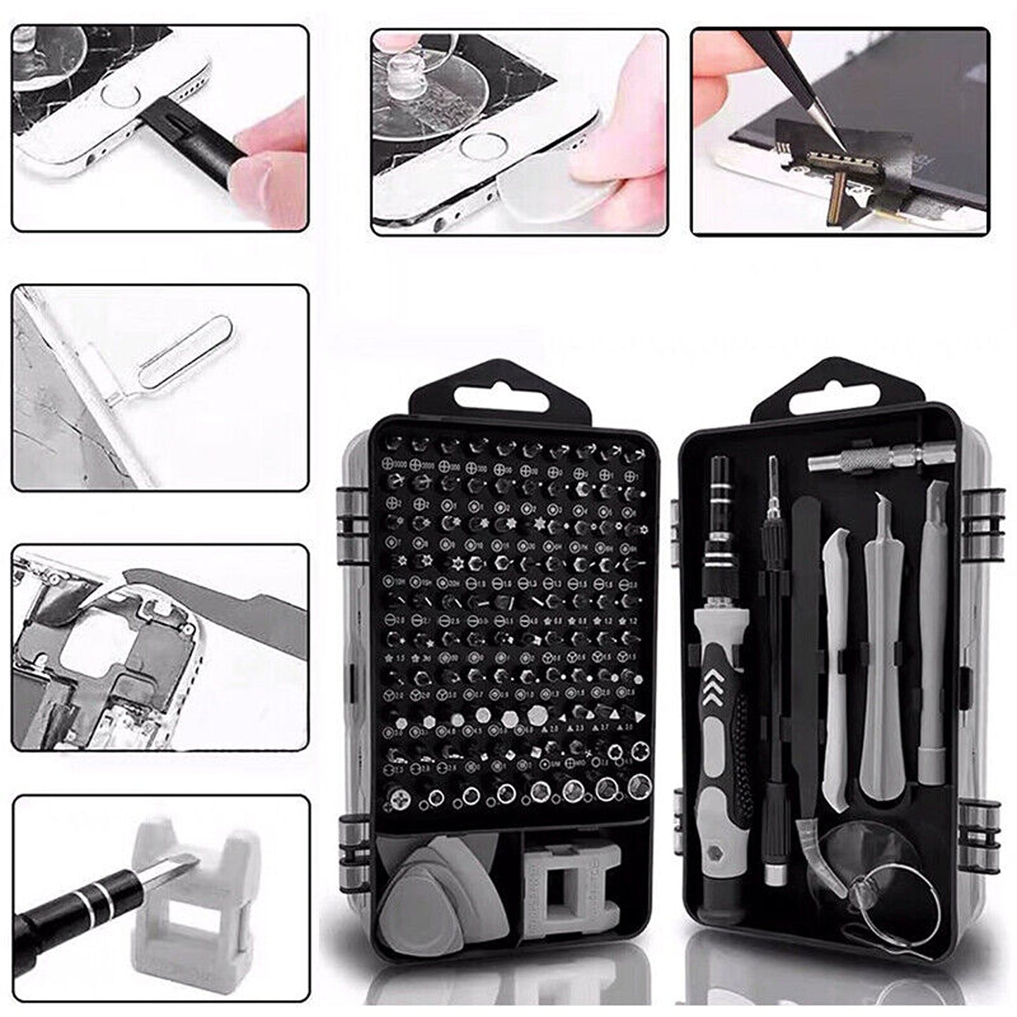 117-in-1 Precision Screwdriver Set for Electronics and Watches