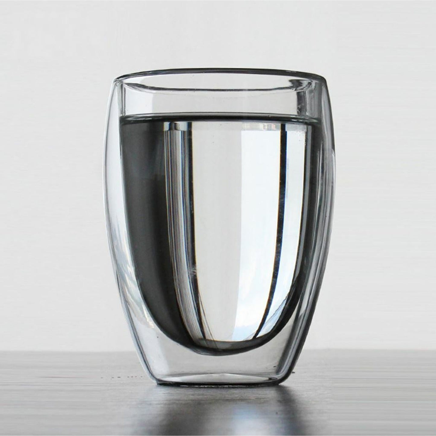 450ml Double Wall Glass Coffee Mugs Insulated Tea and Juice Cups