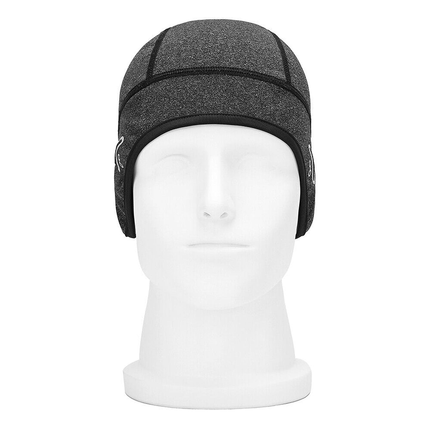 Men Fleece Ear Protection Winter Cap with Glasses Hole for Outdoor Cycling