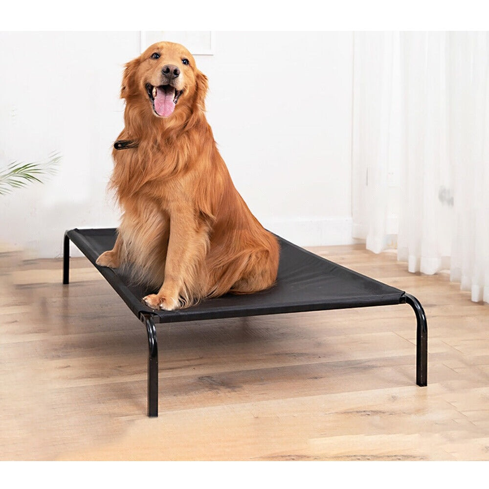 Deluxe Elevated Pet Bed Heavy Duty Trampoline Hammock for Dogs and Cats