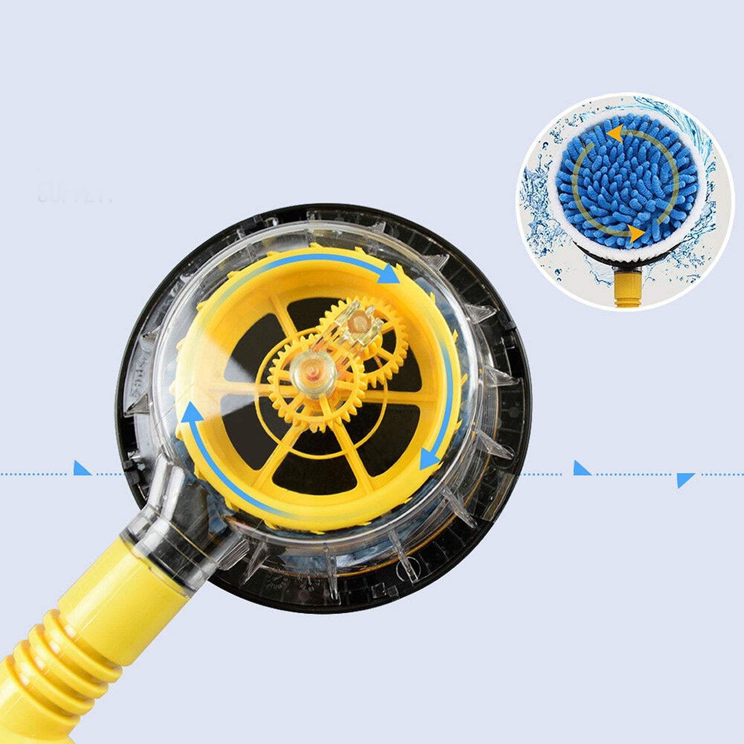 Truck and Car Washing Brush with Extendable Pole and Sponge Tool Kit