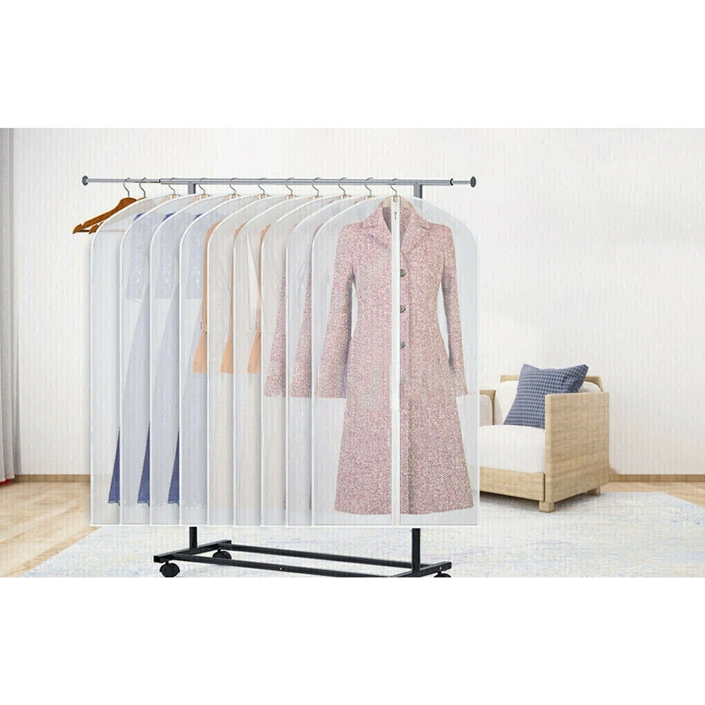 Dustproof Garment Storage Bag Suit Coat Dress Clothes Protector