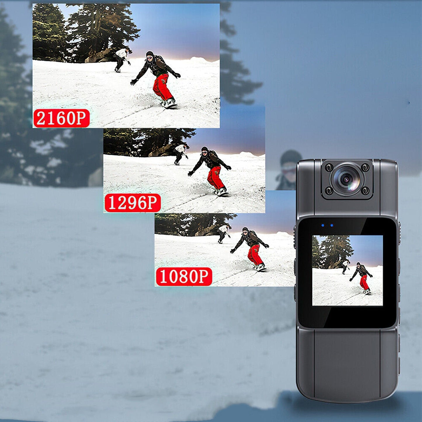 Mini Body Police Camera 1080P HD WiFi Video Recorder with Night Vision