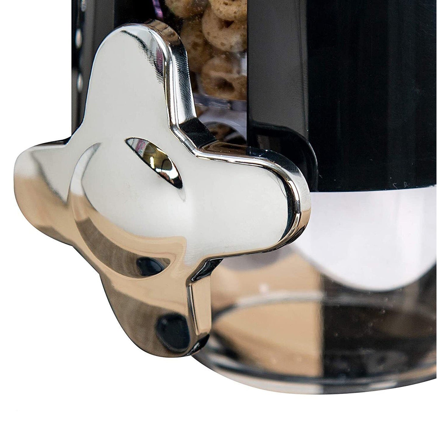 Double Compartment Cereal Dispenser for Dry Grains and Food Storage