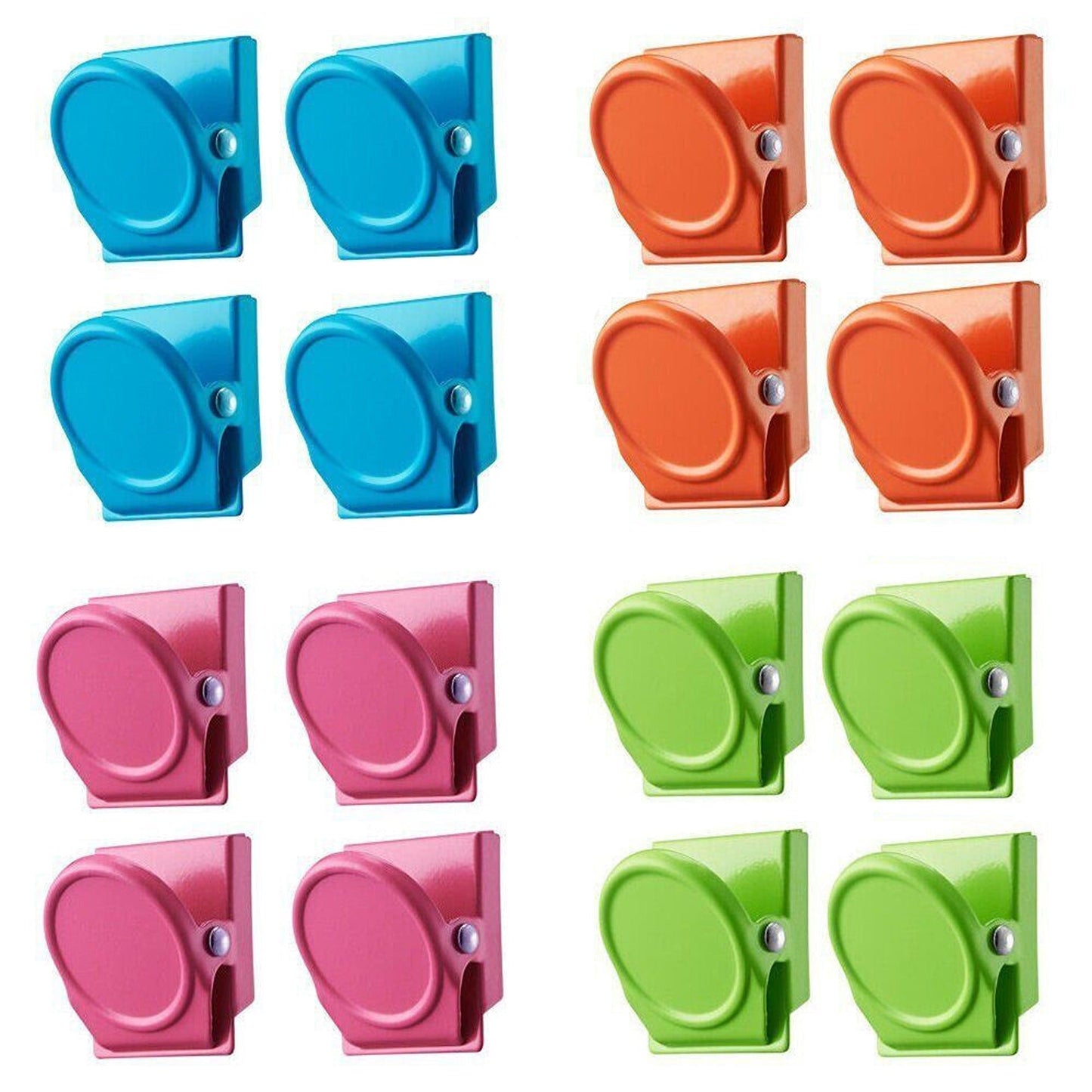 Magnetic Note Photo Hanger Hooks Strong Magnet Metal Clamp