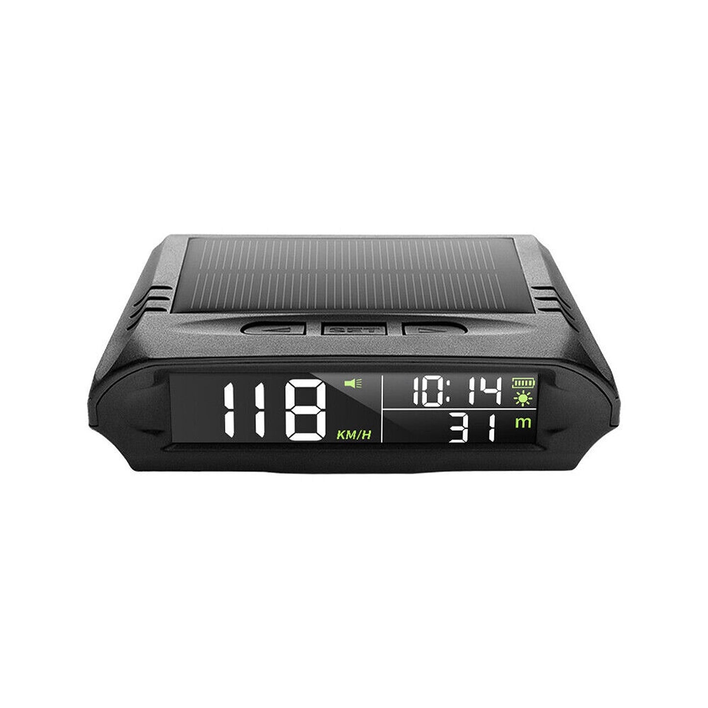 Solar HUD Display Wireless GPS Head-up Digital Speedometer Car