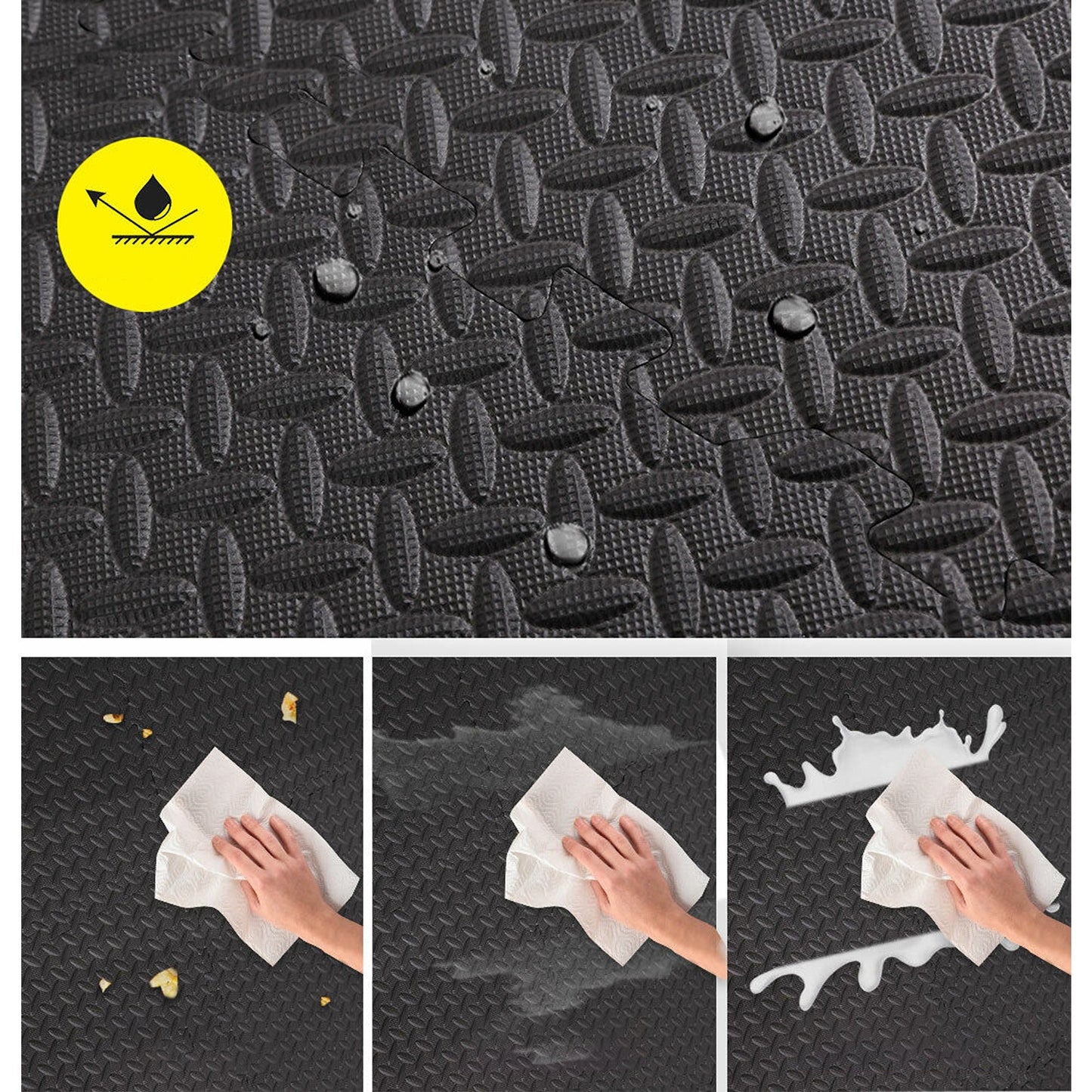 12pcs Heavy Duty EVA Foam Mat Interlocking Gym Floor Mats