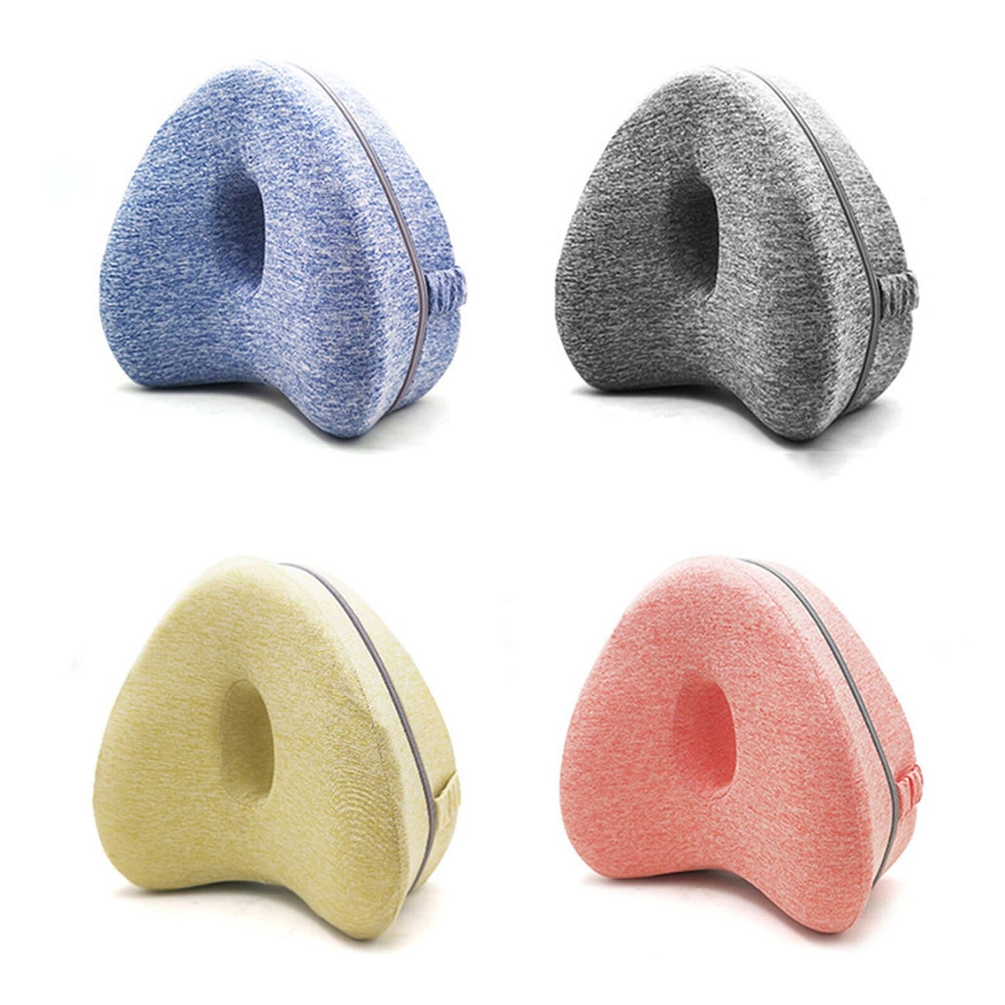 Knee Support Washable Cover Memory Foam Leg Pillow Cushion for Bed Sofa