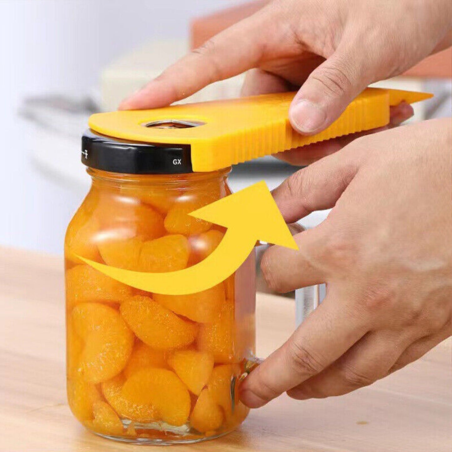 Multipurpose Adjustable Jar and Bottle Opener for Seniors