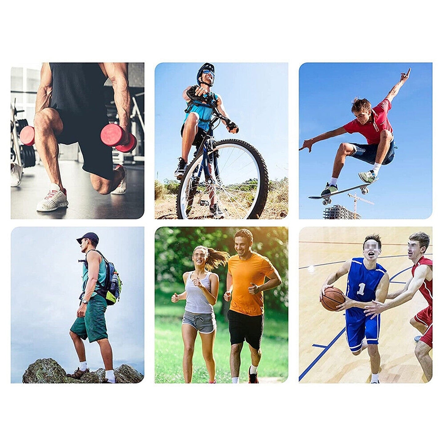 Professional Grey Silicone Knee Support Brace Compression Sleeve