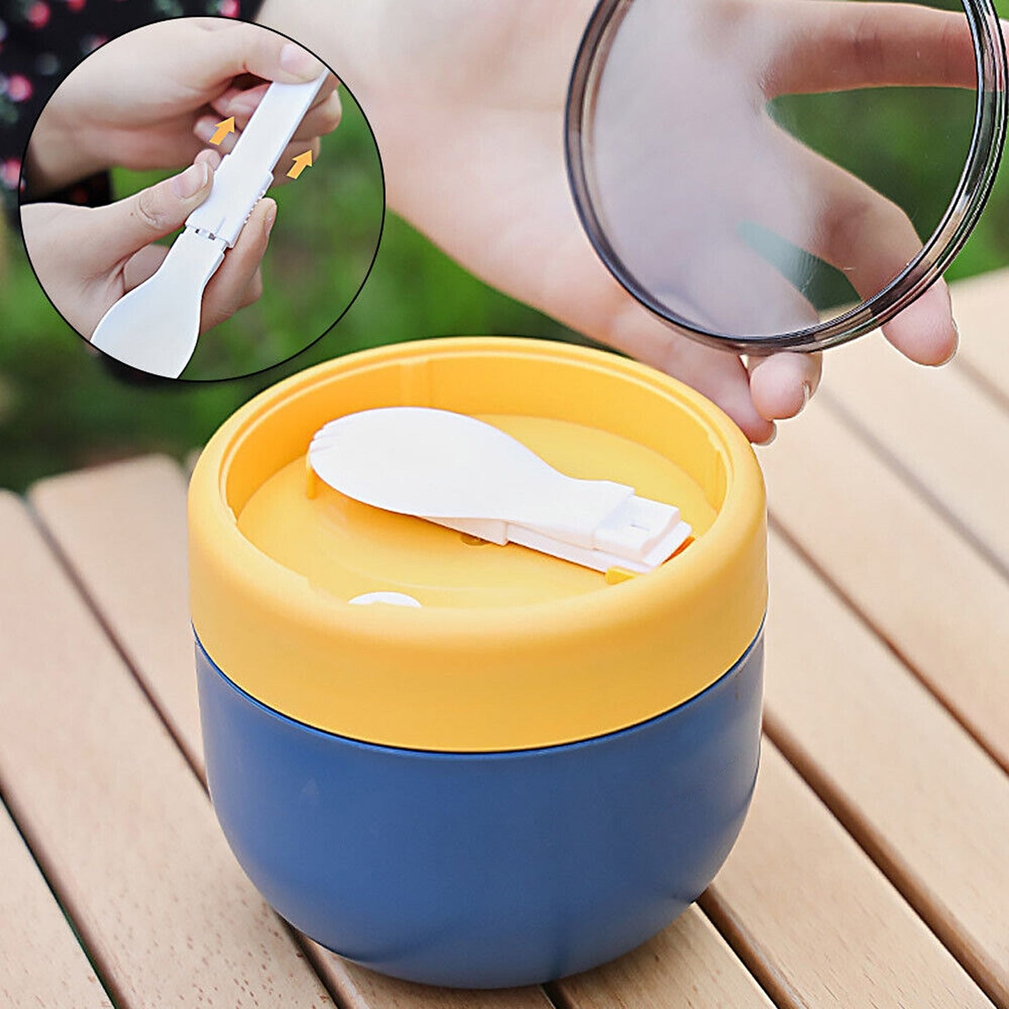 Stainless Steel Insulated Food Jar Thermos Lunch Box Food Flask