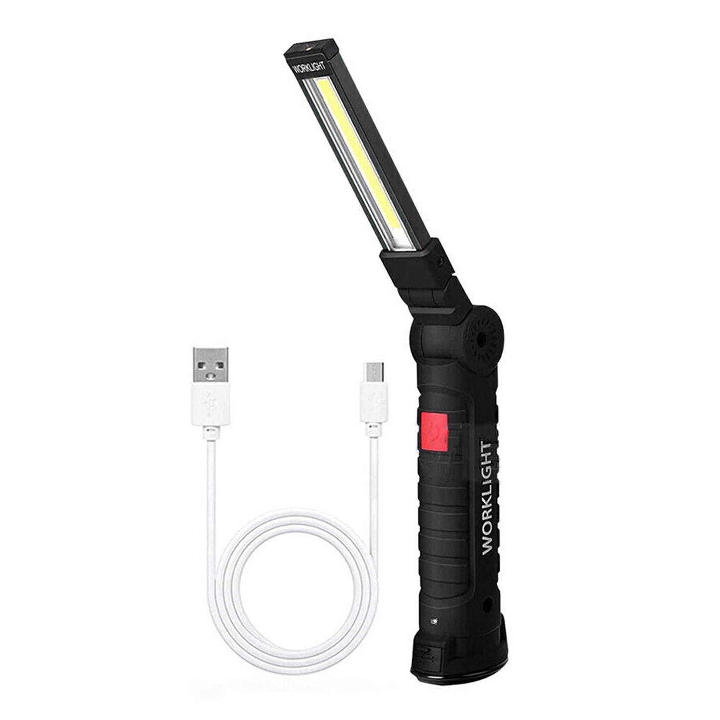 Work Light COB Inspection Flashlight Magnetic USB Rechargeable