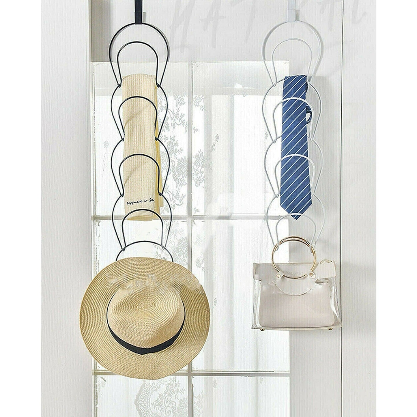 Door Closet Organizer for Hats and Scarves Baseball Cap Rack