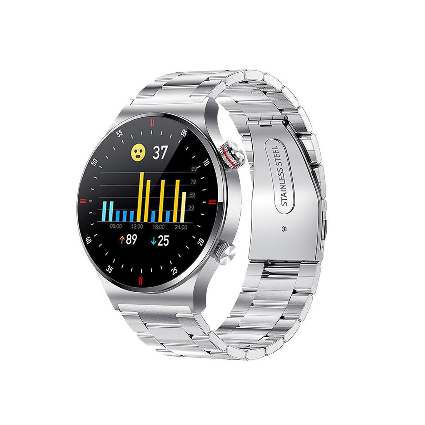 Full Touch Screen Smart Watch with Bluetooth Call Function for Men