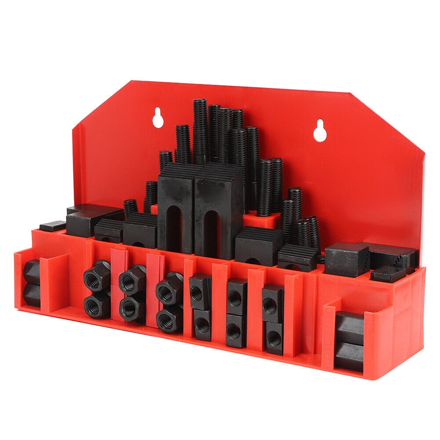 58pcs Lathe Milling Machine Clamping Set M10 T-Slot Clamp Kit