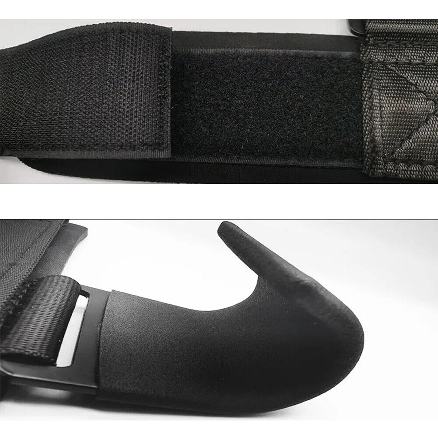 Gym Power Lifting Hooks with Wrist Support Adjustable Straps