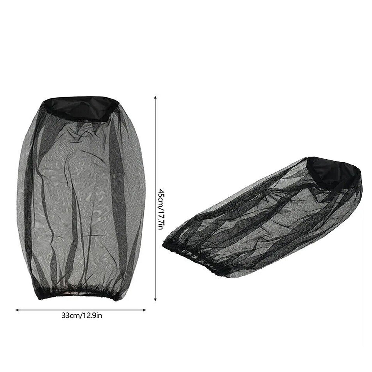 Grey Mosquito and Insect Head Net Hat for Outdoor Fishing