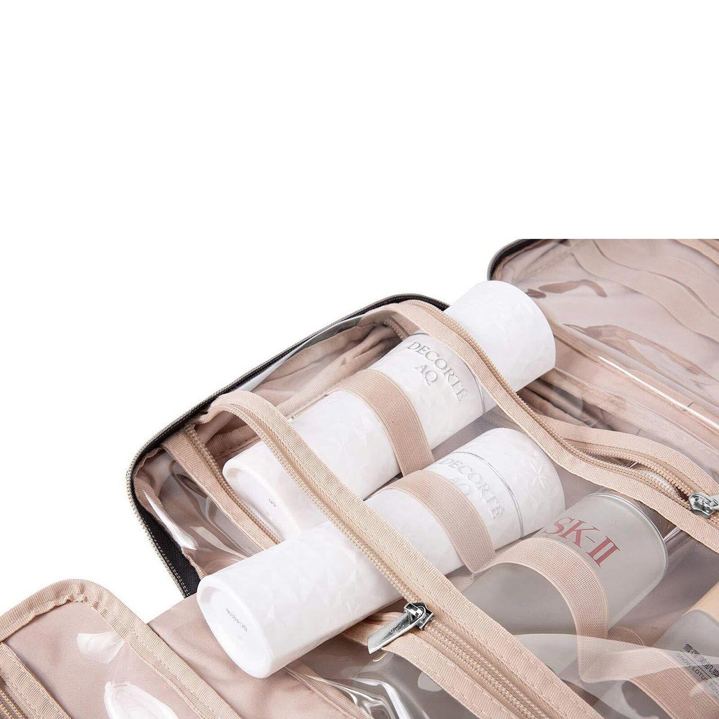 Large Travel Toiletry Organizer with Hanging Hook Cosmetic Makeup Bag