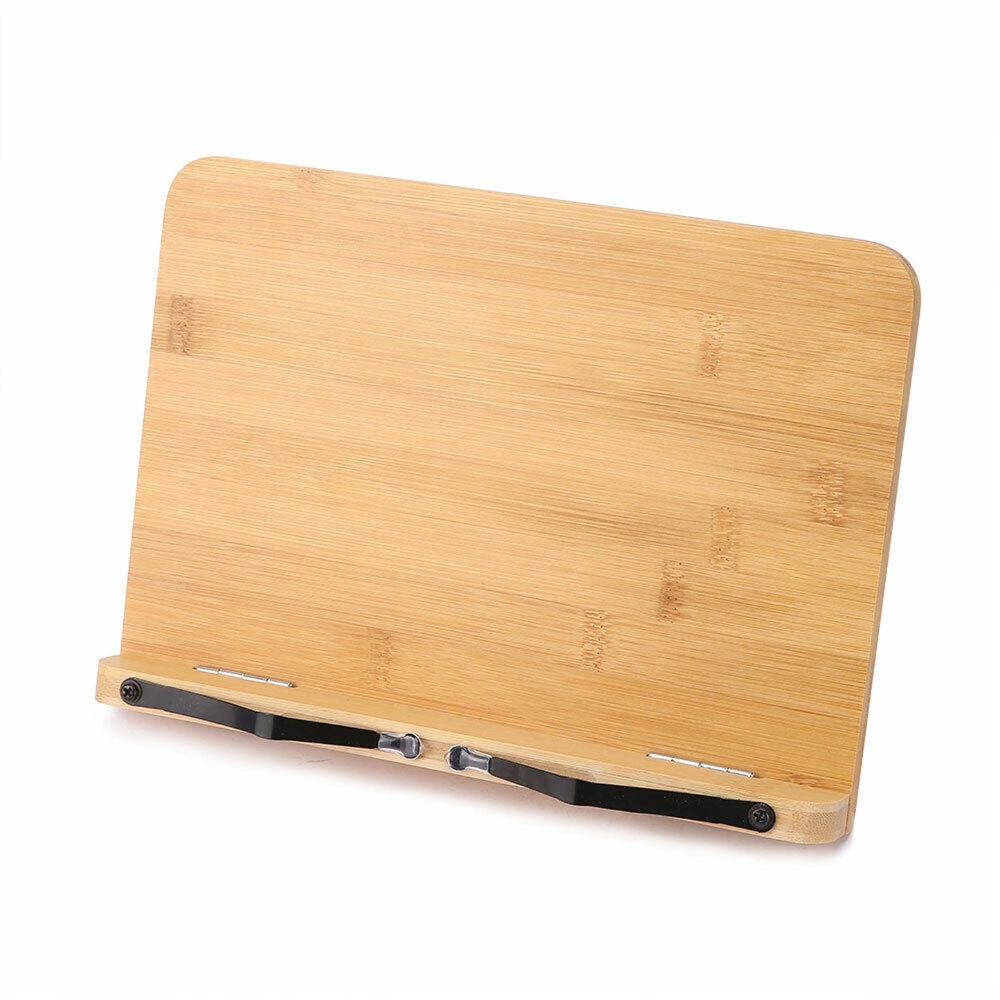 Bamboo Adjustable Portable Book Stand with Reading Desk Document Holder