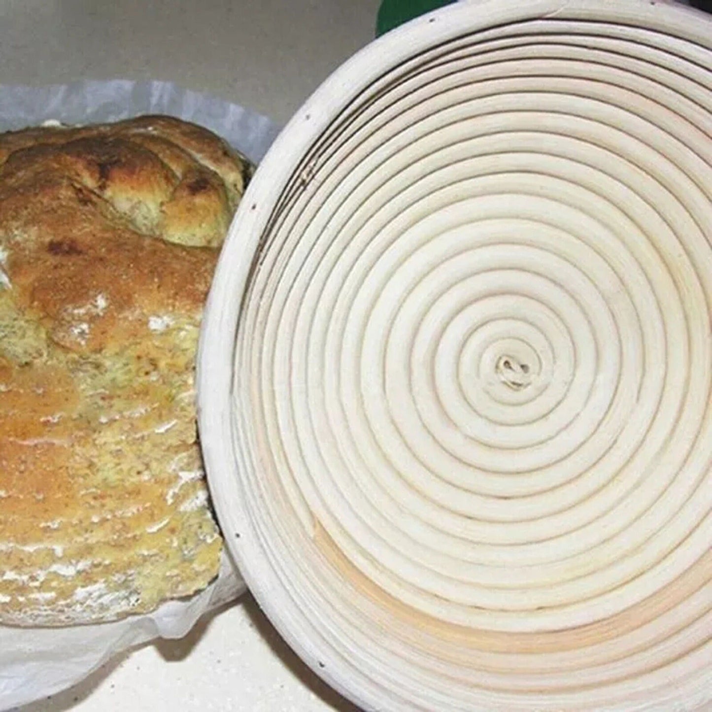 Round Bread Proofing Rattan Basket Sourdough Banneton Fermentation Tool