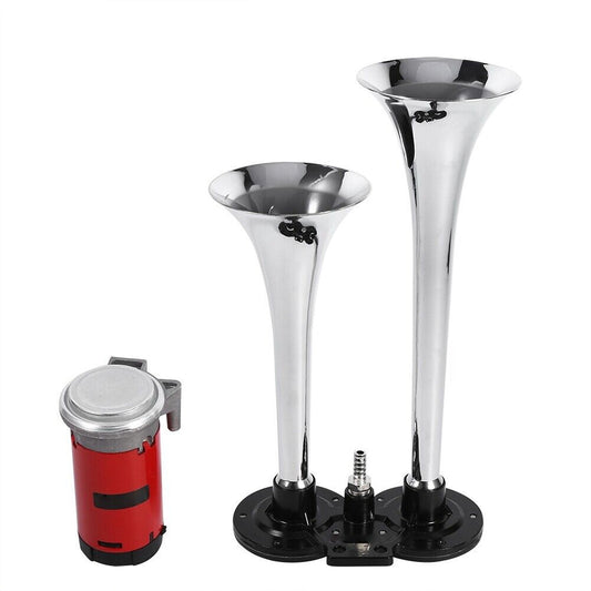 Loud Dual Trumpet 12V Air Horn with Compressor for Car and Truck