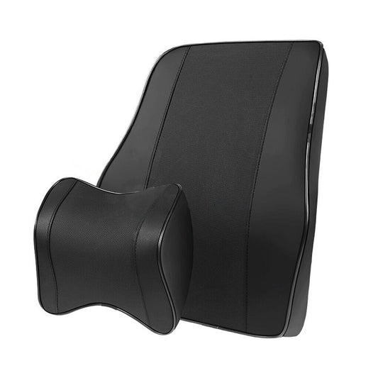 Memory Foam Lumbar Support for Car Seat Back and Neck Pillow