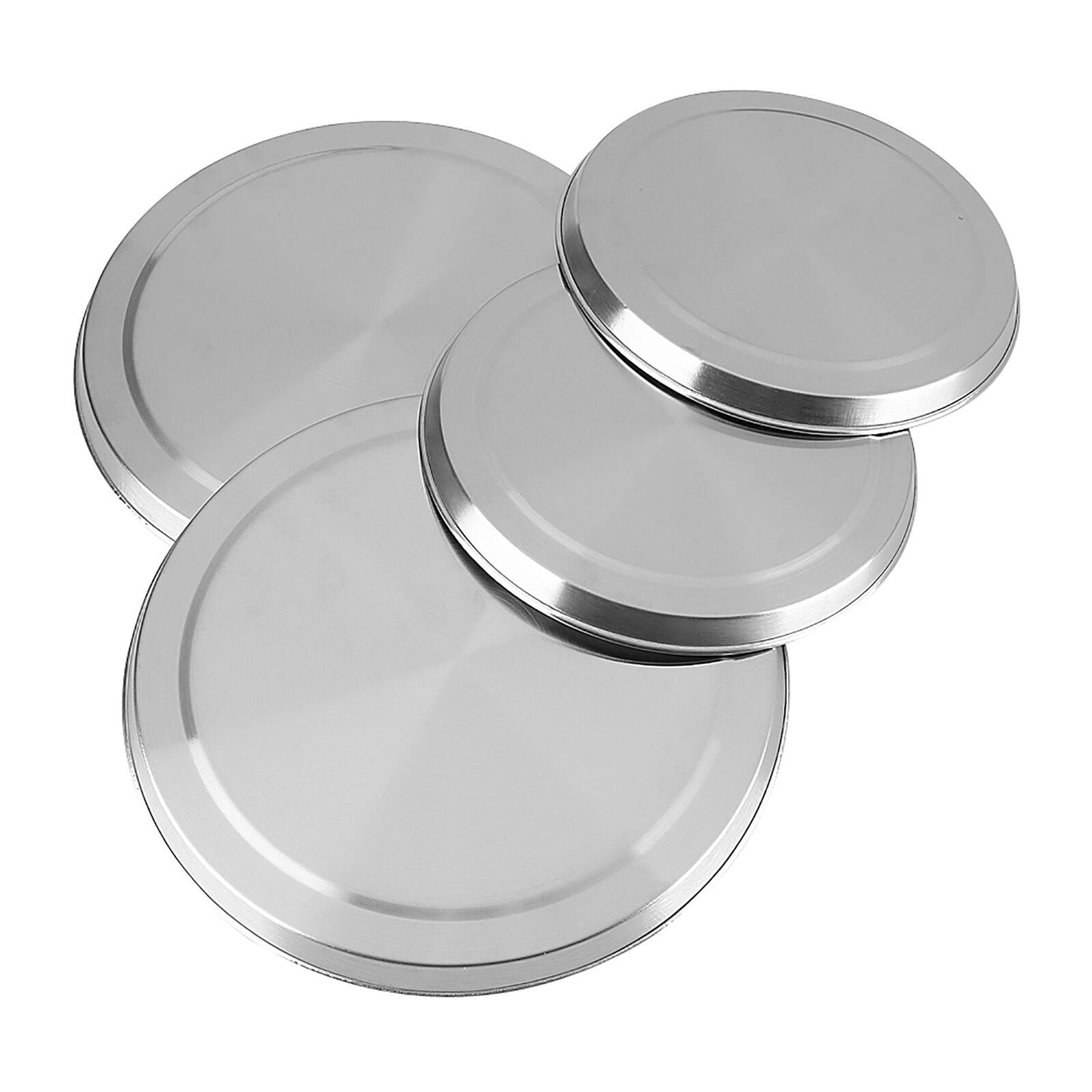 4pcs Stainless Steel Stove Top Covers for Kitchen Cooker Protection