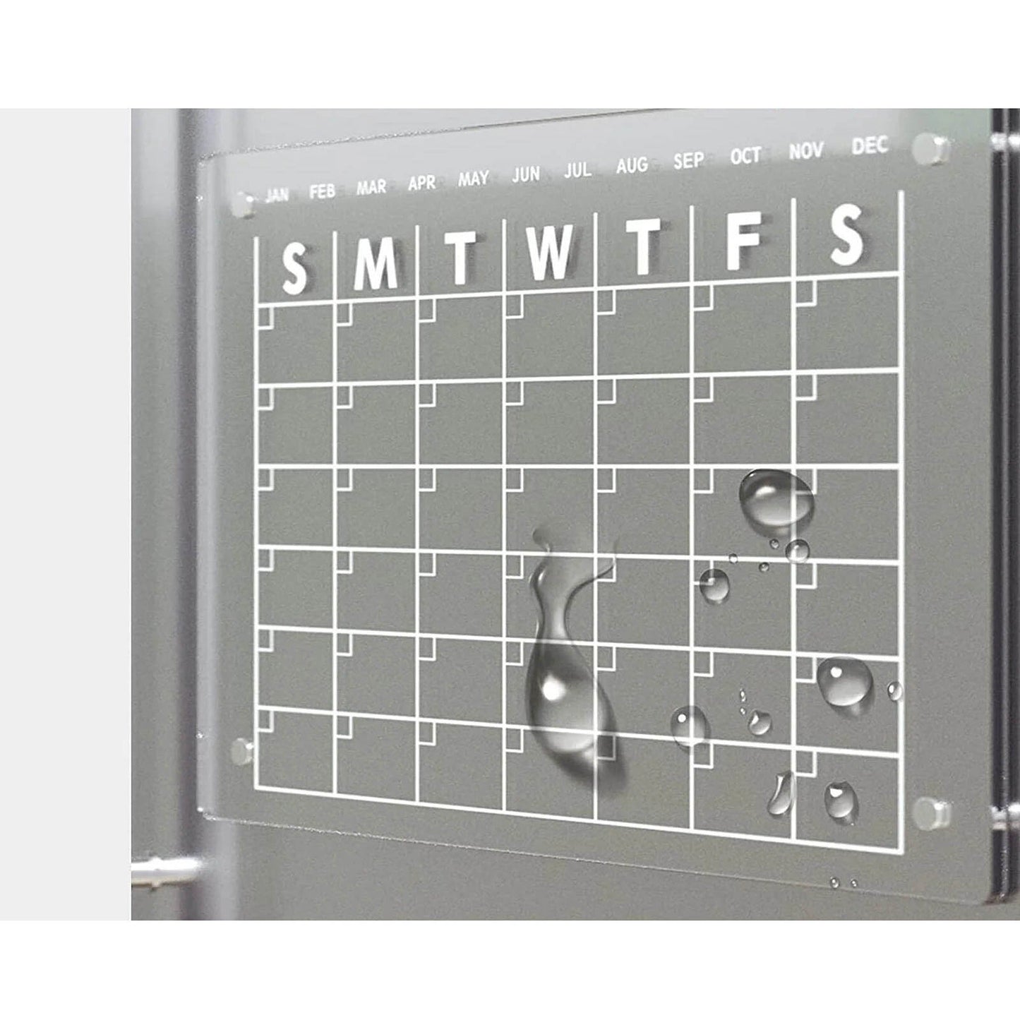 Magnetic Weekly Planner Whiteboard for Fridge with Acrylic Surface