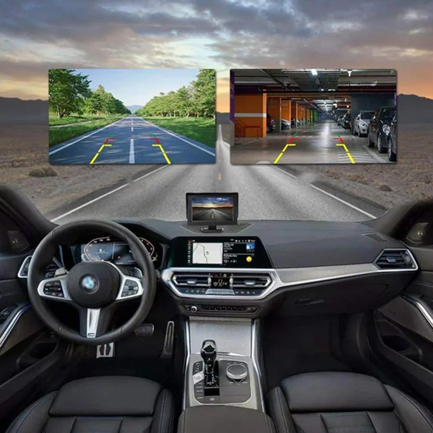 Waterproof Rear View Parking HD Camera with Night Vision 8 LED