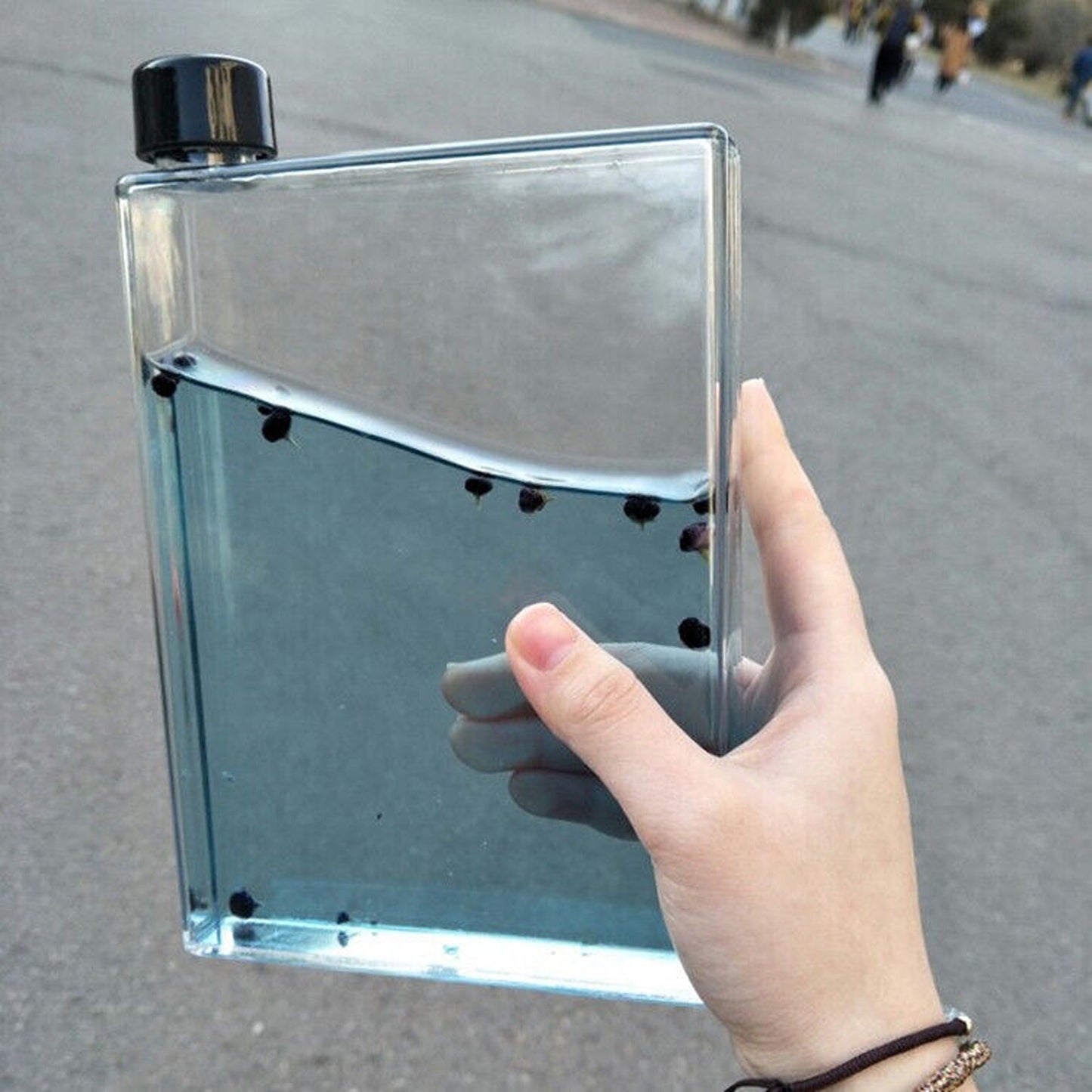 Portable A5 Paper Kettle Flat Water Bottle 420ml Book-Shaped Drink Cup