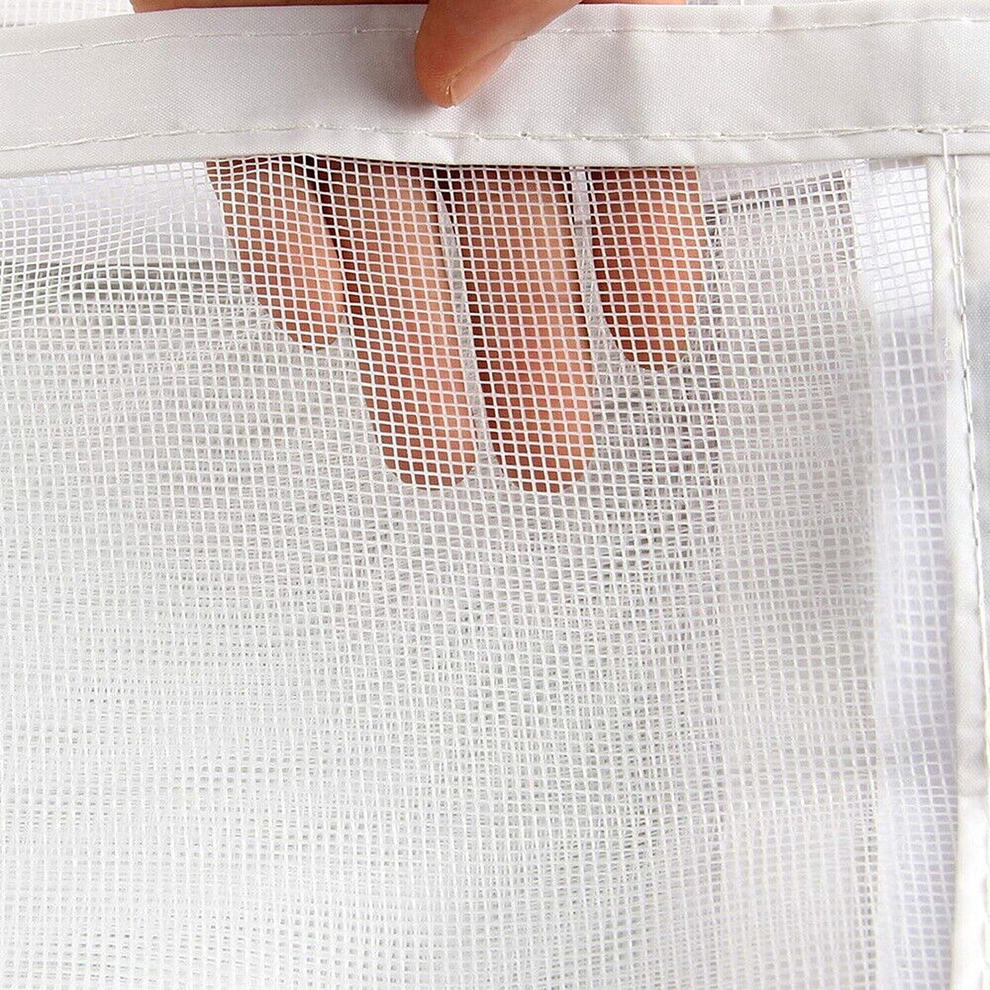 Hands-Free Instant Magnetic Mesh Screen Door for Pets and Bugs 2 Pack