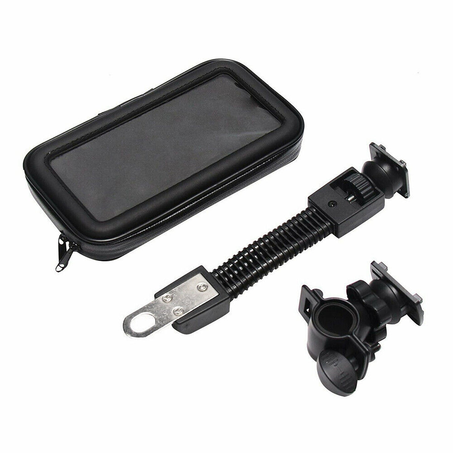 Motorcycle Handlebar Mount Phone Case Waterproof Bike Holder