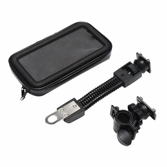 Motorcycle Handlebar Mount Phone Case Waterproof Bike Holder