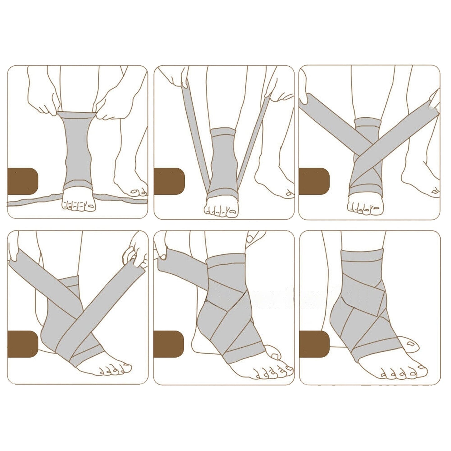 Green Ankle Brace Support Compression Sleeve for Plantar Pain Relief