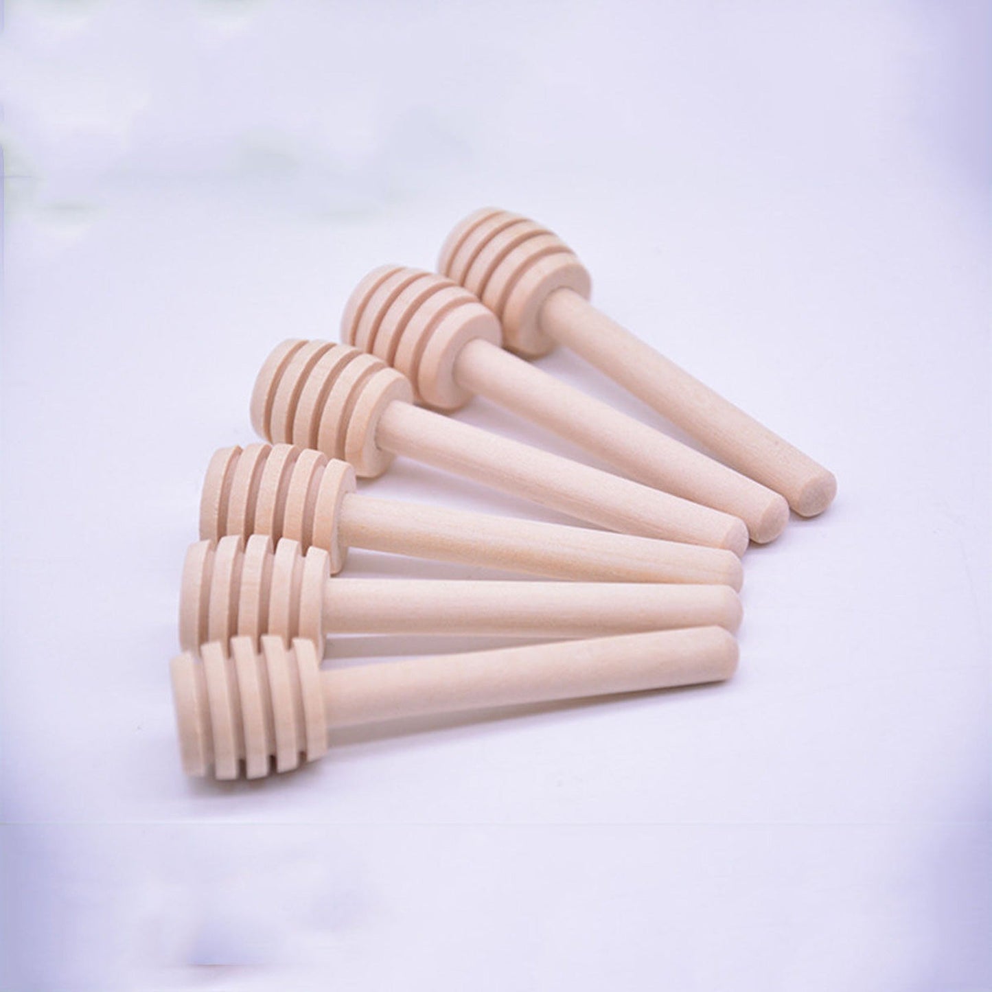 30pcs Honey Dispensing Mini Wooden Dipper for Party Favors