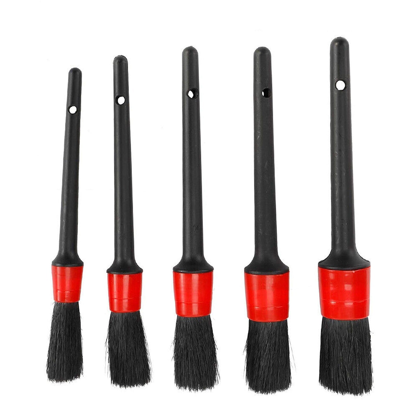 5pcs Detail Cleaning Brush Auto Dashboard Wheels Tire Dust Cleaner