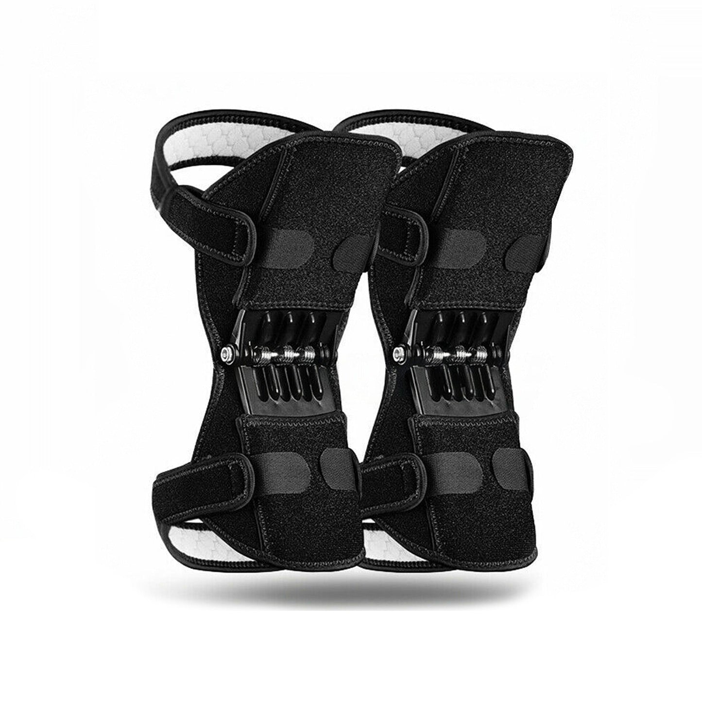 1Pair Rebound Power Knee Stabilizer Pads Joint Support Spring Brace