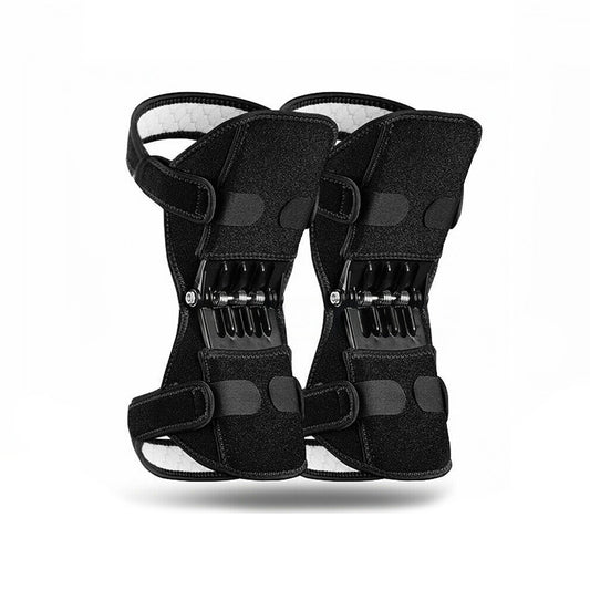 1Pair Rebound Power Knee Stabilizer Pads Joint Support Spring Brace