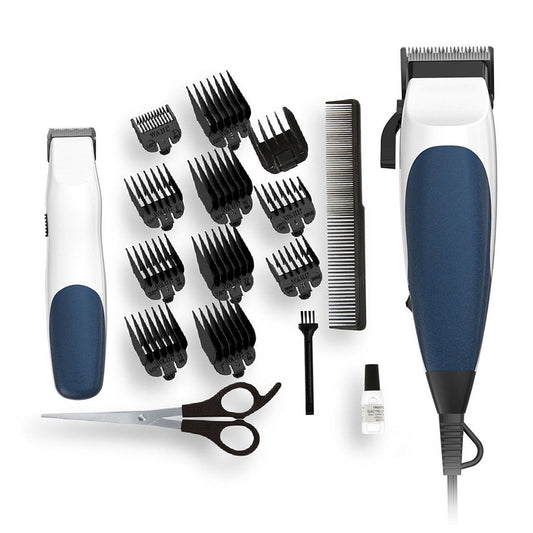 19pcs Homecut Hair Clipper and Trimmer Kit with Bonus Battery