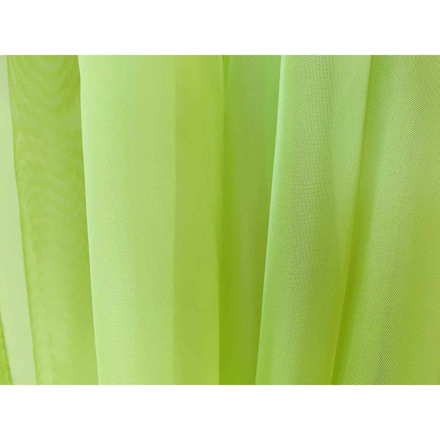 Organza Voile Sheer Curtain with Rod Pocket for Window Draping