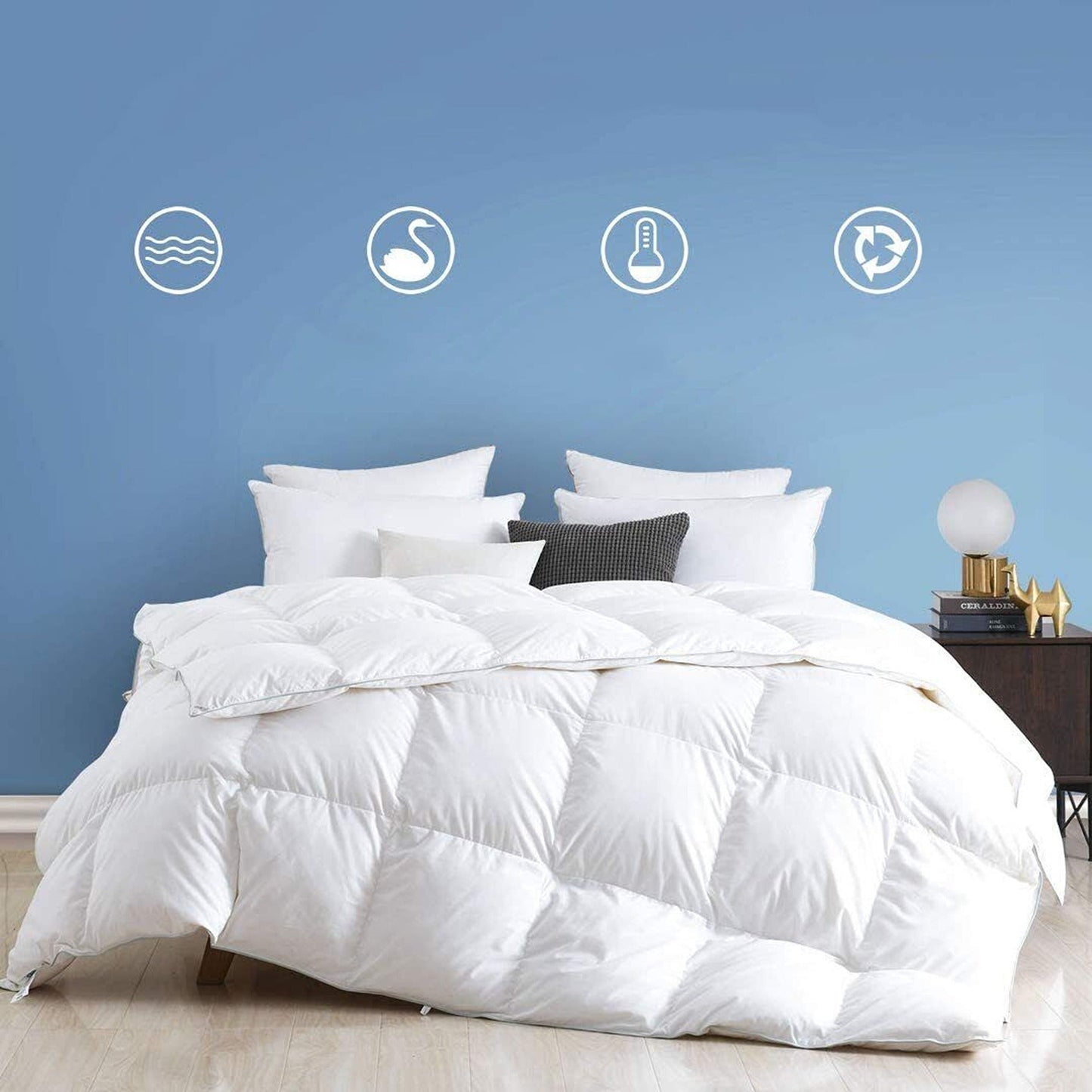 700GSM High Quality Goose Down Duvet Doona for All Bed Sizes